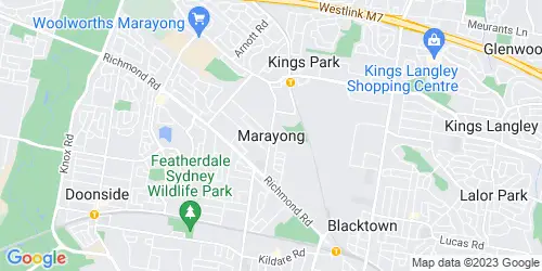 Marayong crime map