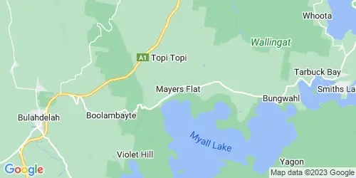 Mayers Flat crime map