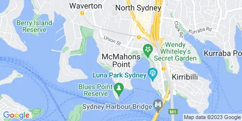 McMahons Point crime map
