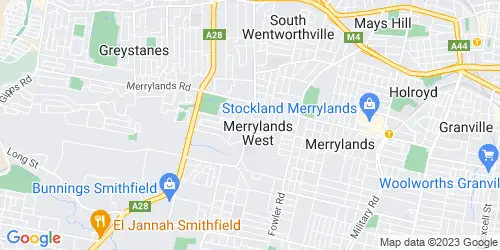 Merrylands West crime map