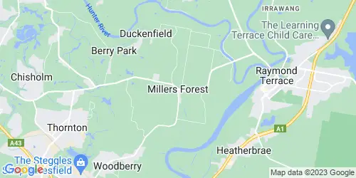 Millers Forest crime map