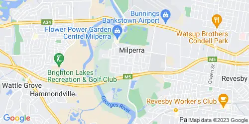 Milperra crime map