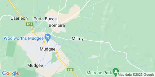 Milroy (Mid-Western Regional) crime map