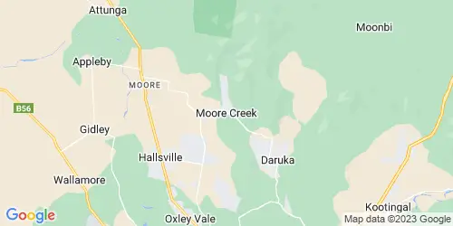 Moore Creek crime map