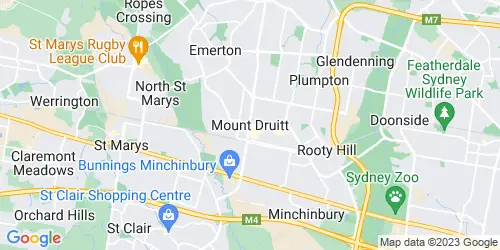 Mount Druitt crime map
