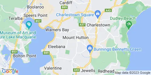 Mount Hutton crime map