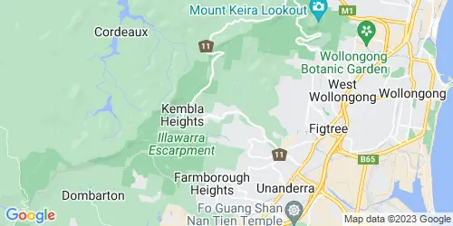 Mount Kembla crime map