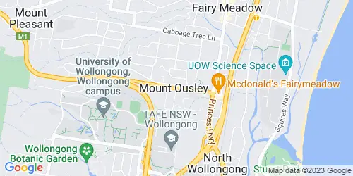 Mount Ousley crime map