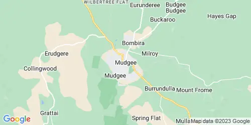 Mudgee crime map