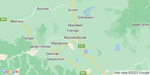 Muswellbrook crime map