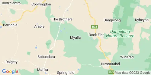 Myalla crime map
