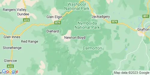 Newton Boyd crime map