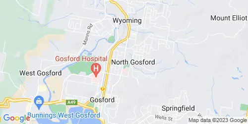North Gosford crime map