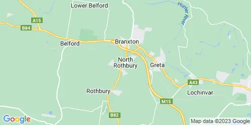 North Rothbury crime map