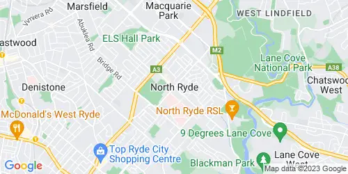 North Ryde crime map