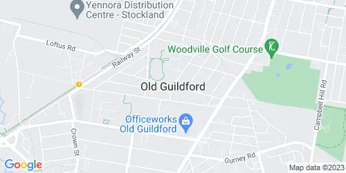 Old Guildford crime map