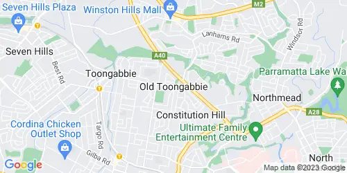 Old Toongabbie crime map
