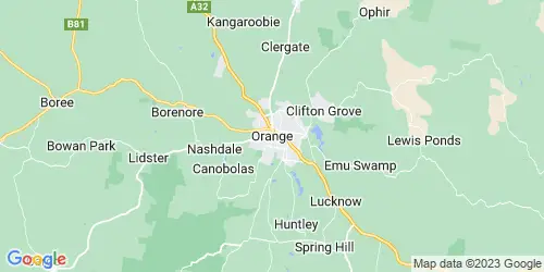 Orange crime map