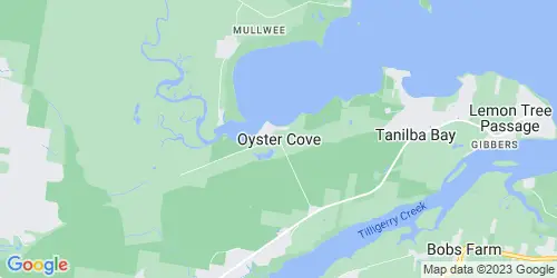 Oyster Cove crime map