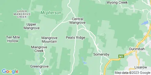 Peats Ridge crime map