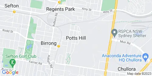 Potts Hill crime map