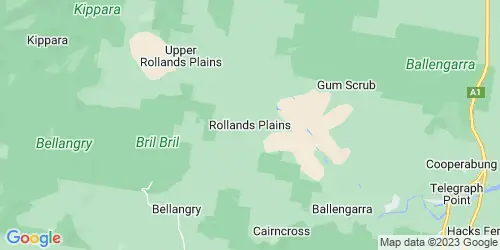Rollands Plains crime map