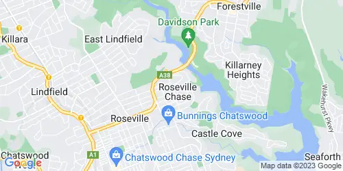Roseville Chase crime map