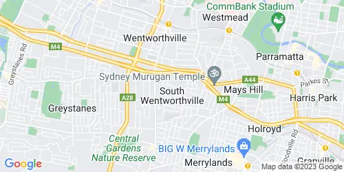 South Wentworthville crime map
