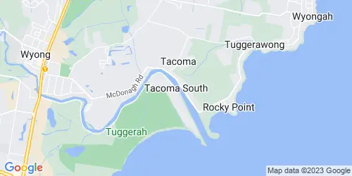 Tacoma South crime map