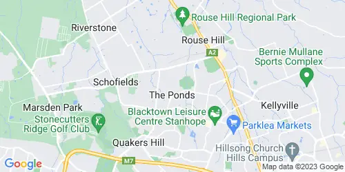 The Ponds crime map