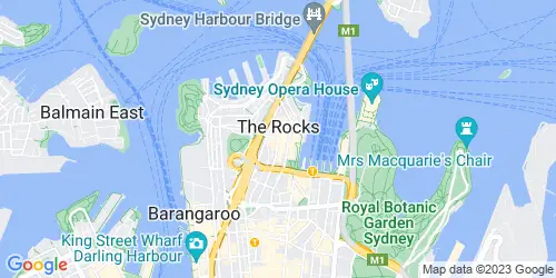 The Rocks (Sydney) crime map