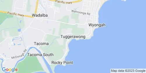 Tuggerawong crime map