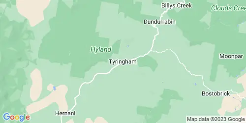 Tyringham crime map