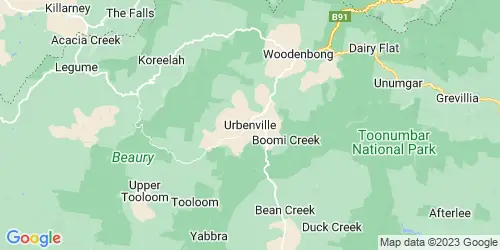 Urbenville crime map