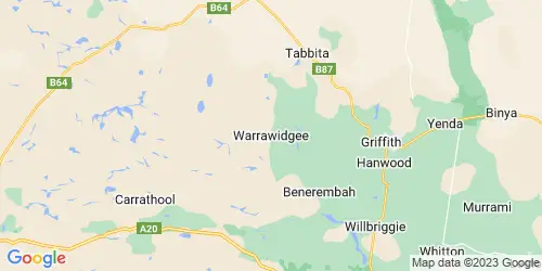 Warrawidgee crime map