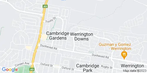 Werrington Downs crime map