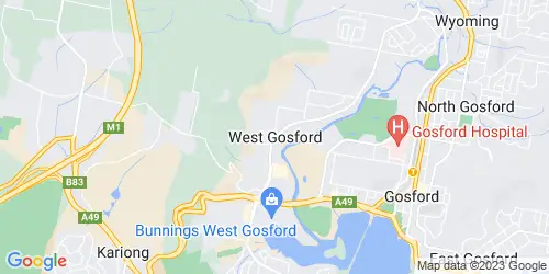 West Gosford crime map