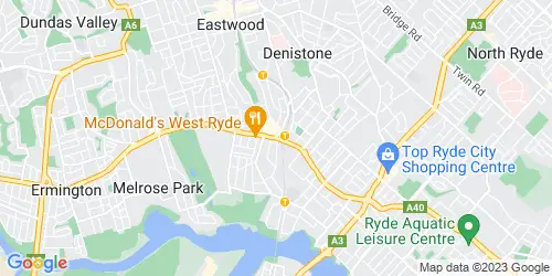 West Ryde crime map