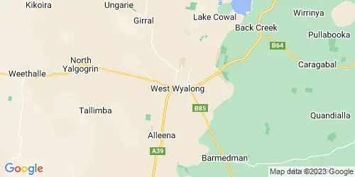 West Wyalong crime map
