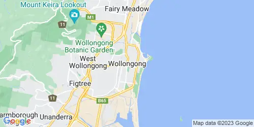 Wollongong crime map