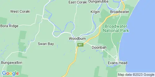 Woodburn (Richmond Valley) crime map