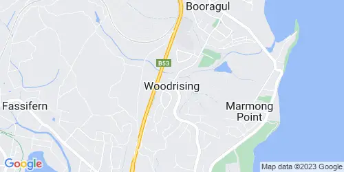 Woodrising crime map