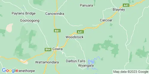 Woodstock (Cowra) crime map