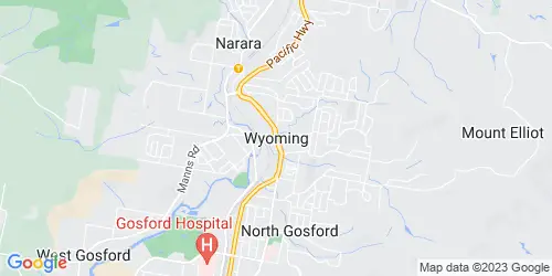 Wyoming crime map