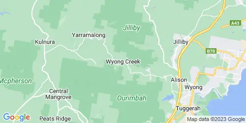 Wyong Creek crime map