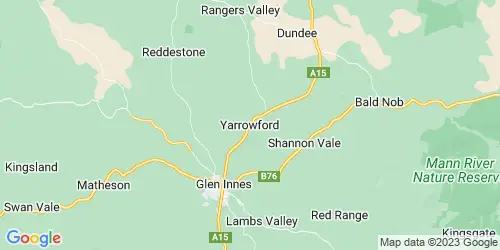 Yarrowford crime map