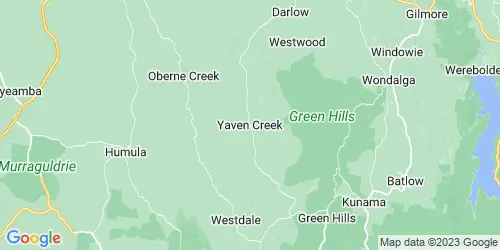 Yaven Creek crime map