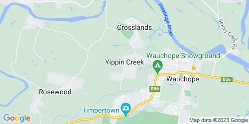 Yippin Creek crime map